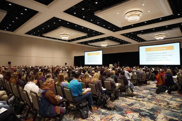 WVC Vegas education session in a ballroom