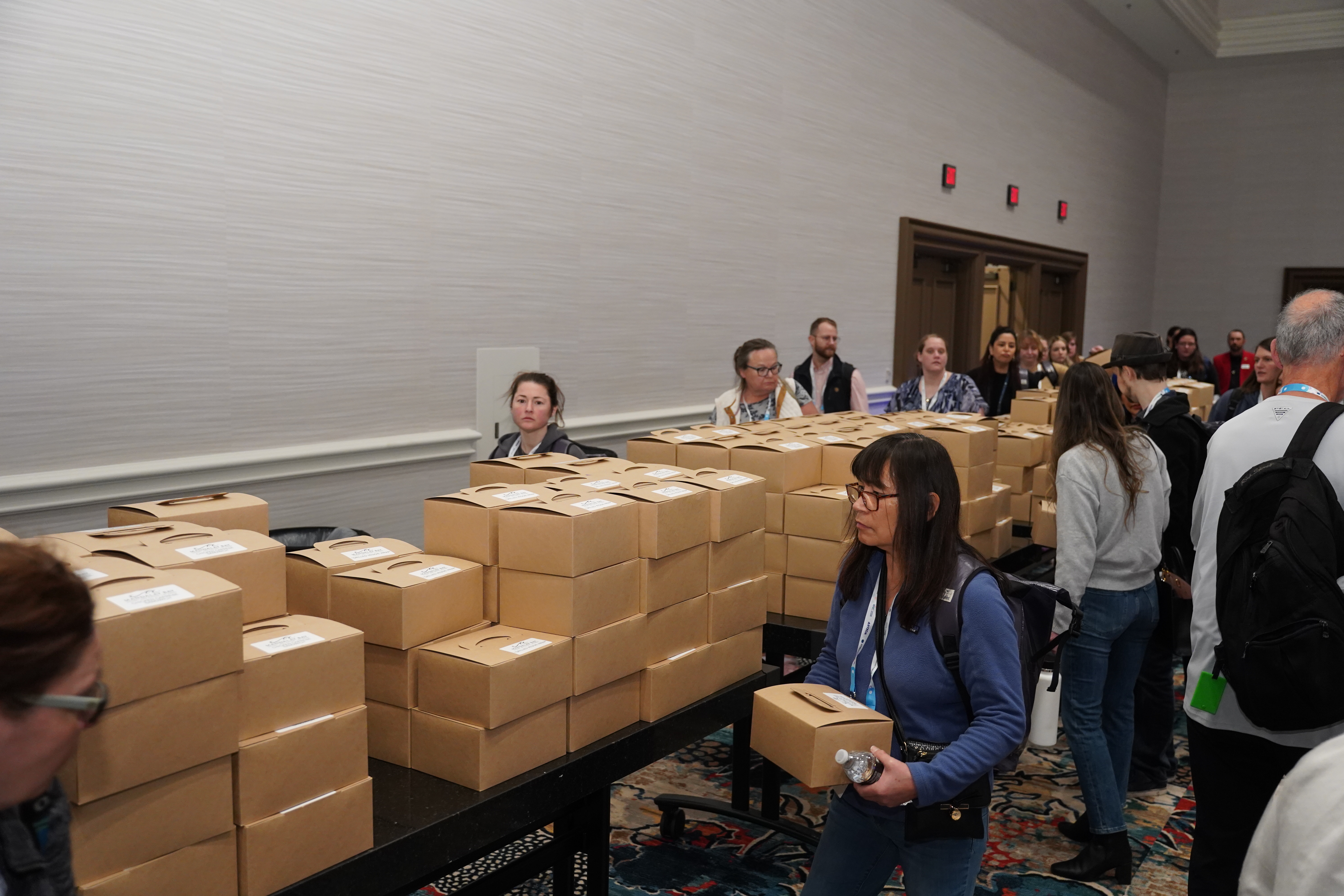 boxed lunches at industry seminars