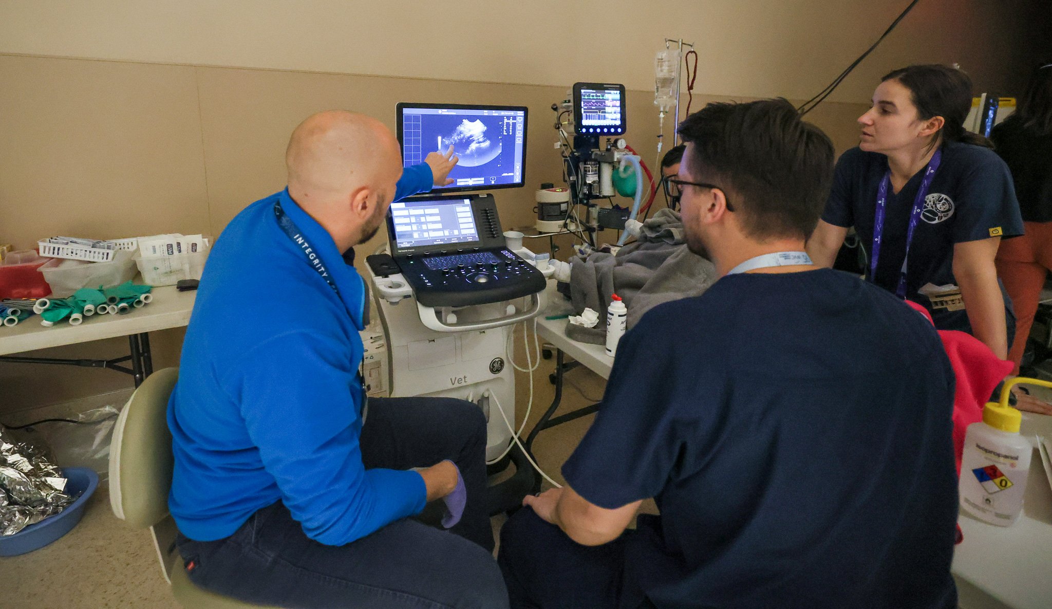 Abdonminal ultrasound at AC95-2