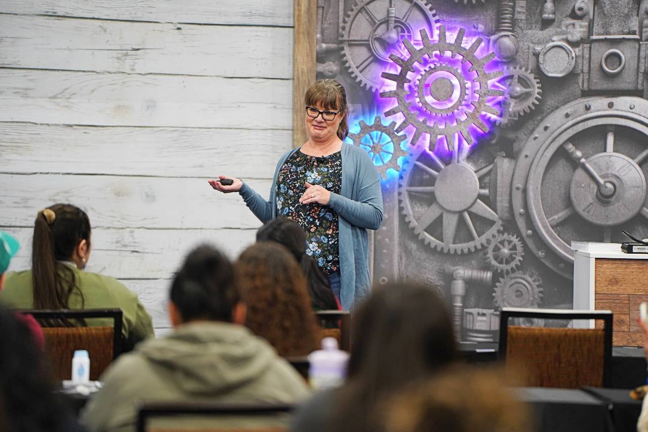 woman at a workshop